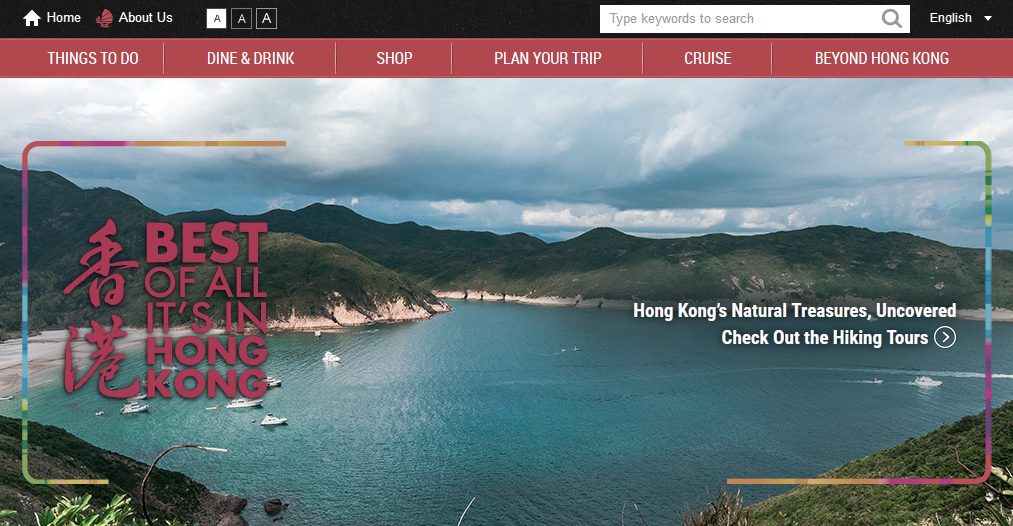 hong kong tourism website