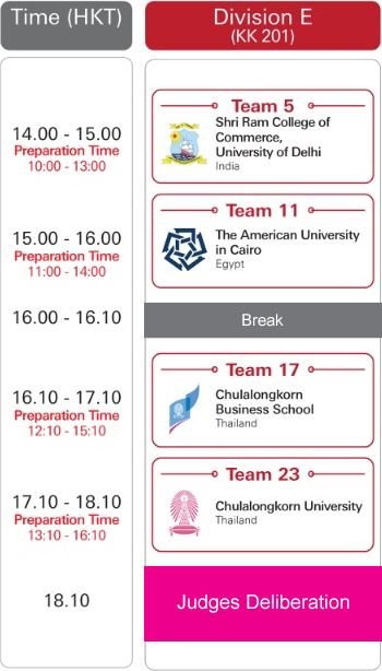 Schedule
