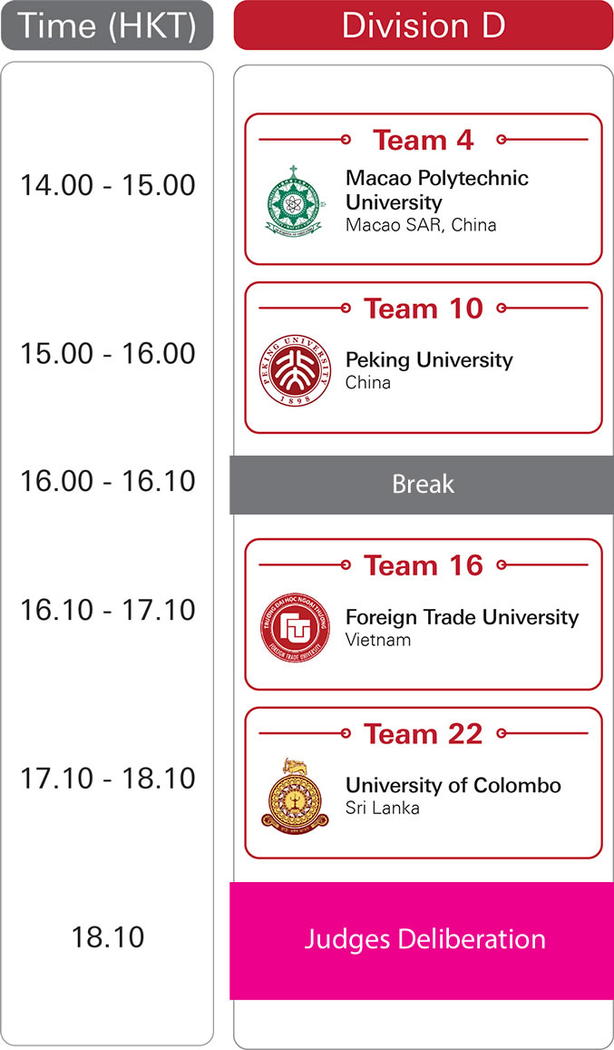 Schedule