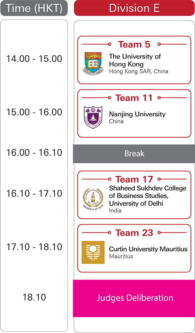 Schedule