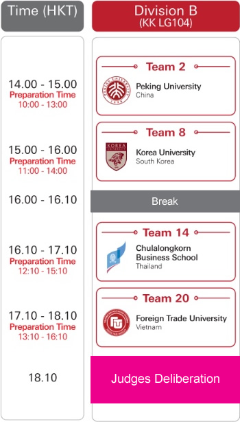 Schedule
