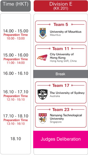 Schedule