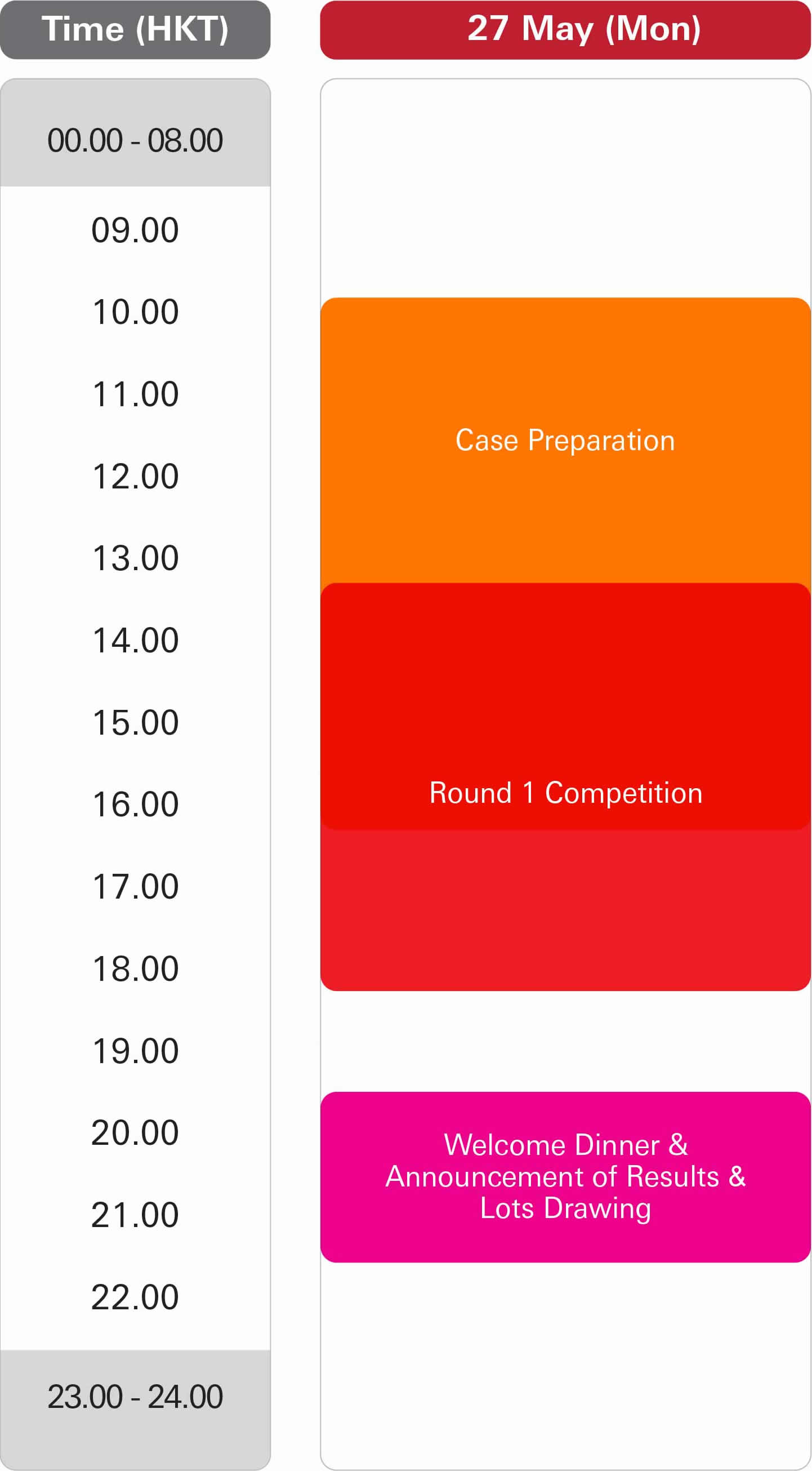 Schedule