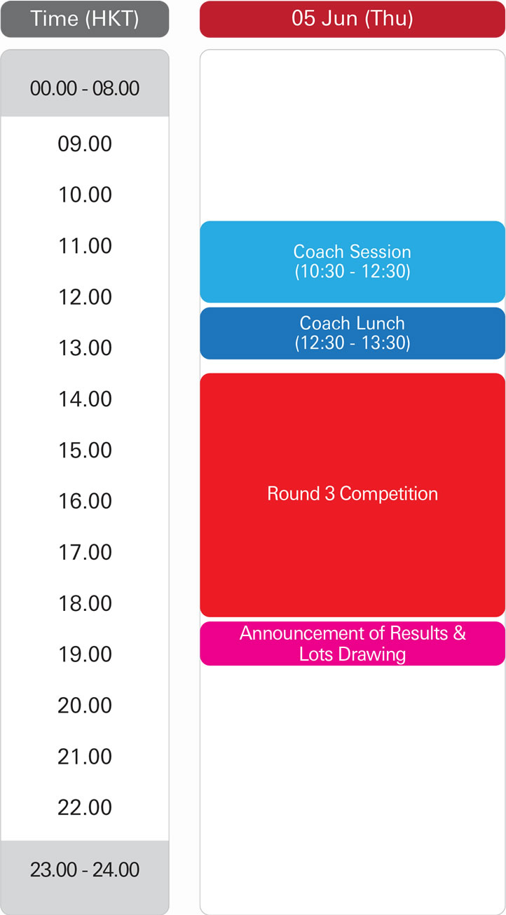 Schedule